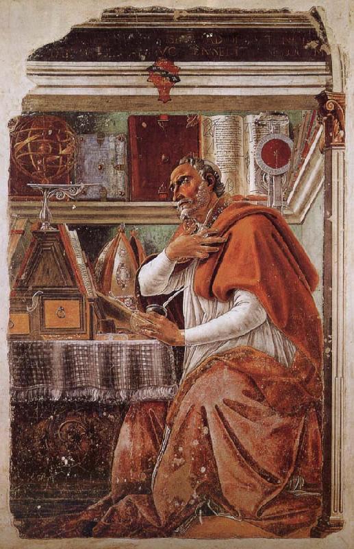 Sandro Botticelli St. Augustine China oil painting art